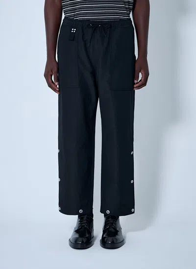 Comme Des Garçons Homme Deux Wool-and-linen Pants