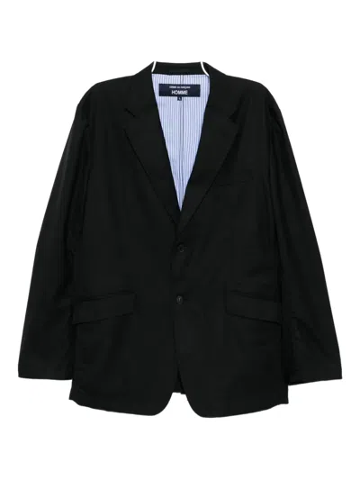 Comme Des Garçons Homme Deux Wool Blazer In Black