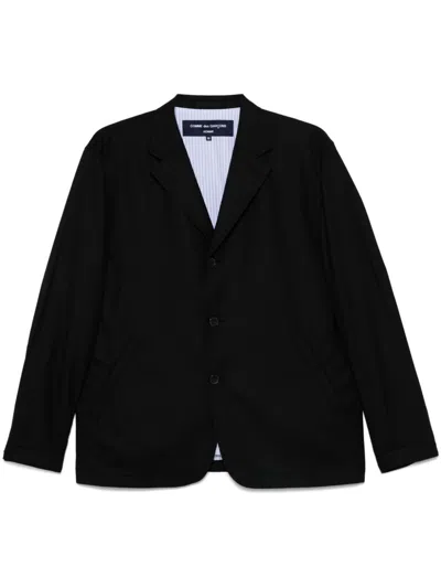 Comme Des Garçons Homme Deux Wool Blazer In Black