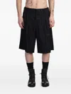 Comme Des Garçons Homme Deux Comme Des Garçons Homme Plus Shorts In Black