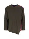 Comme Des Garçons Homme Deux Wool Sweater In Multi