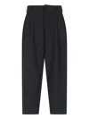 Comme Des Garçons Homme Deux Wool Trousers In Black