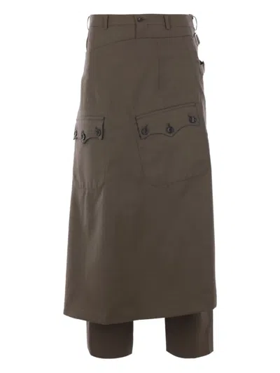 COMME DES GARÇONS HOMME DEUX WRAP-DETAIL TROUSERS