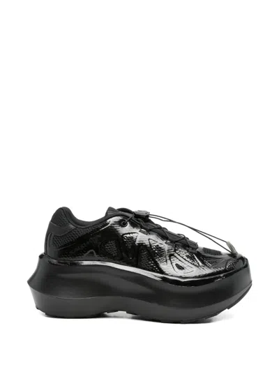 Comme Des Garçons Homme Deux X Salomon Xt-whisper Void Platform Sneakers In Black
