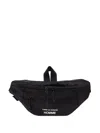 Comme Des Garçons Homme Deux Zip Belt Bag In Black