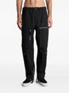 Comme Des Garçons Homme Deux Zip-detail Pocket Trousers In Black