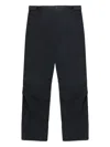 Comme Des Garçons Homme Deux Zip-embellished Trousers In Blue