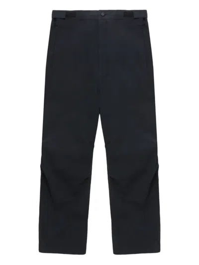 Comme Des Garçons Homme Deux Zip-embellished Trousers In Blue