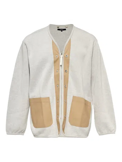 Comme Des Garçons Homme Deux Zip-front Cardigan In Neutral