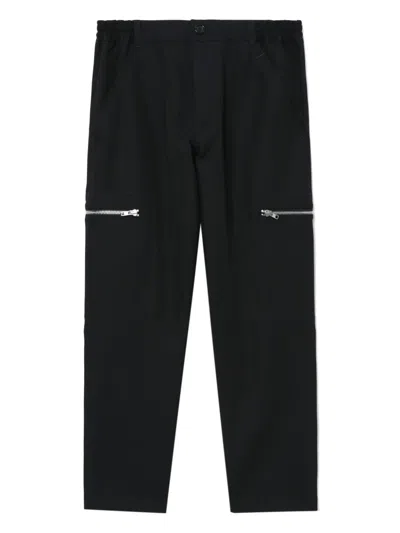 Comme Des Garçons Homme Deux Zip-pocket Trousers In Blue