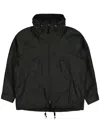 Comme Des Garçons Homme Deux Zip-up Hooded Jacket In Black