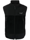 Comme Des Garçons Homme Deux Zip-up Panelled Waistcoat In Black