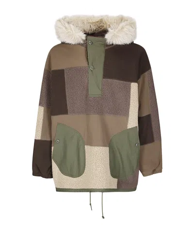 Comme Des Garçons Homme Drawstring Hem Jacket In Brown