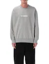Comme Des Garçons Men Grey Crewneck Logo Sweatshirt, M Luxury Sweatshirts & Hoodies For Men Darveys In Gray