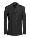Comme Des Garçons Homme Man Blazer Black Size L Wool, Polyurethane In Black