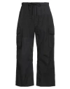 Comme Des Garçons Homme Man Pants Black Size M Cotton, Nylon, Modacrylic In Black