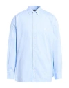 Comme Des Garçons Homme Man Shirt Light Blue Size L Cotton
