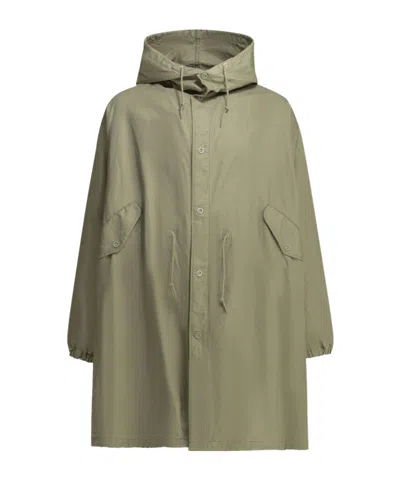 Comme Des Garçons Homme Oversize Fit Parka In Gray