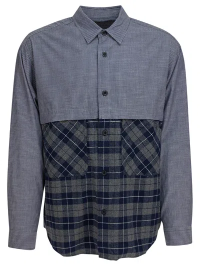 Comme Des Garçons Homme Plus Black Cotton Shirt In Multi