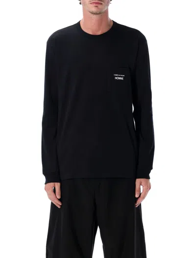 Comme Des Garçons Homme Plus Classic Long Sleeves T-shirt In Black