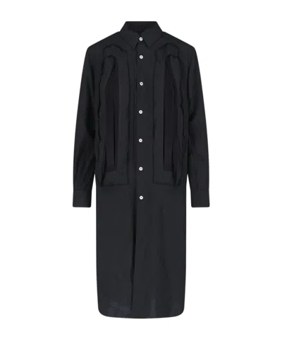 Comme Des Garçons Homme Plus Crinkled Effect Shirt In Black