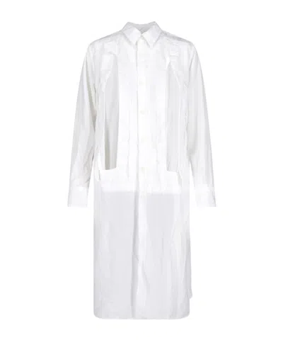 Comme Des Garçons Homme Plus Crinkled Effect Shirt In White