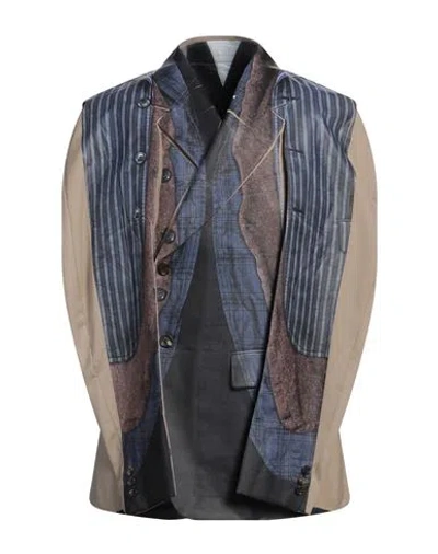 Comme Des Garçons Homme Plus Man Blazer Beige Size M Wool