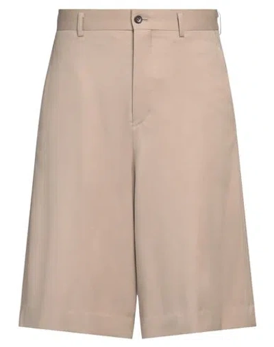 Comme Des Garçons Homme Plus Man Shorts & Bermuda Shorts Beige Size M Wool