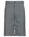 Comme Des Garçons Homme Plus Man Shorts & Bermuda Shorts Grey Size M Wool In Gray