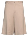 Comme Des Garçons Homme Plus Man Shorts & Bermuda Shorts Khaki Size L Wool In Beige