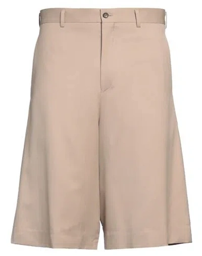 Comme Des Garçons Homme Plus Man Shorts & Bermuda Shorts Khaki Size L Wool In Beige