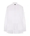 Comme Des Garçons Mesh-panelling Shirt