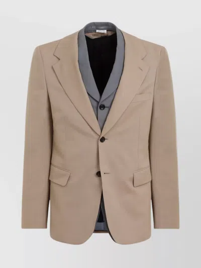 Comme Des Garçons Homme Plus Wool Jacket In Neutrals