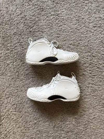Pre-owned Comme Des Garcons Homme Plus X Nike Cdg Homme Plus Foamposite Shoes In White