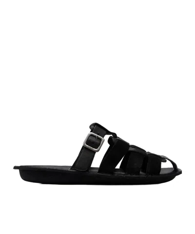 Comme Des Garçons Homme Plus X Vibae Collaboration Slippers In Black
