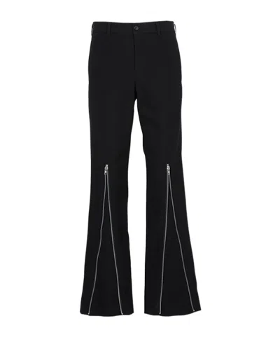 Comme Des Garçons Comme Des Garons Homme Plus Zip Detailed Pants In Black