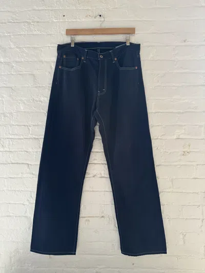 Pre-owned Comme Des Garçons Homme Wide Leg Jeans In Blue