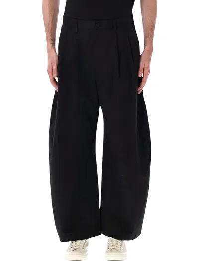 Comme Des Garçons Comme Des Garcons Homme Wide Leg Trousers In Black