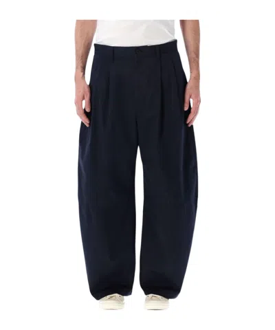 Comme Des Garçons Comme Des Garcons Homme Wide Leg Trousers In Blue