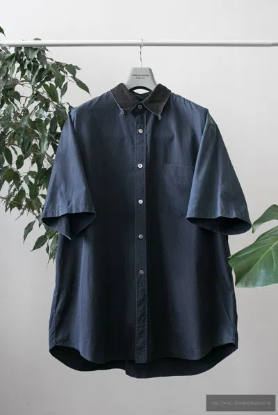 Pre-owned Comme Des Garcons Homme X Comme Des Garcons Homme Plus Vintage Short Sleeve Shirt (size Medium) In Multicolor