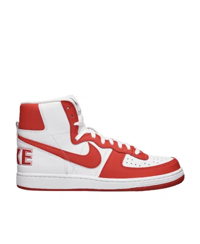 Comme Des Garçons Comme Des Garcons Homme X Nike Logo Sports Shoes In White