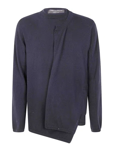 Comme Des Garcons Hommes Plus Asymetrical Shirt In Black