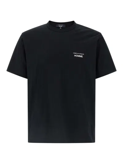 Comme Des Garcons Hommes Plus Logo T-shirt In Black