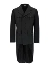 Comme Des Garcons Hommes Plus Double Layer Blazer Jacket In Black