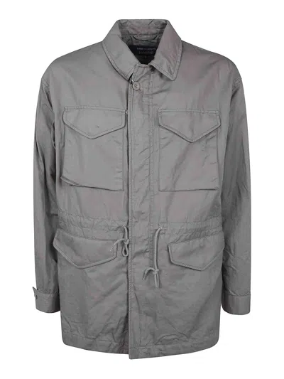 Comme Des Garcons Hommes Plus Cotton & Linen Jacket In Grey