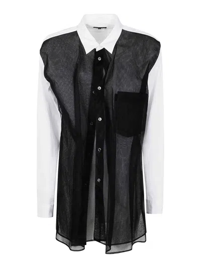 Comme Des Garcons Hommes Plus Camisa - Blanco In White