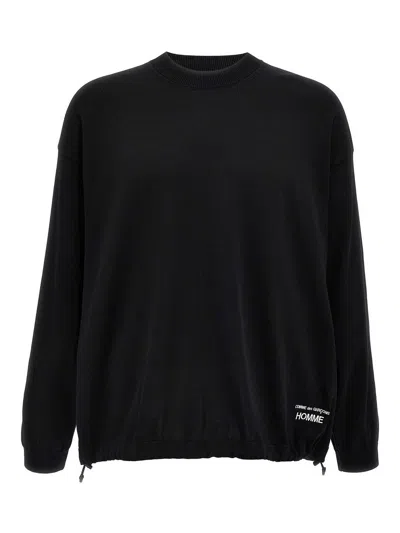 Comme Des Garcons Hommes Plus Logo Embroidery Sweater