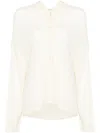 Comme Des Garçons Lightweight Knitwear Hooded Cardigan With Long Sleeves In 白色