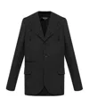 Comme Des Garçons Hooded Jacket In Black