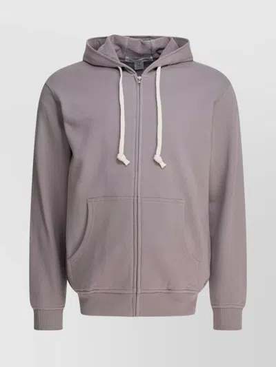 Comme Des Garçons Hooded Kangaroo Ribbed Cuffs Hem In Neutrals